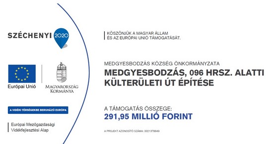 Medgyesbodz�s, 096 hrsz. alatti k�lter�leti �t �p�t�se